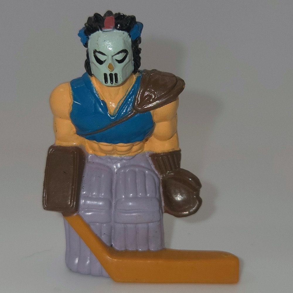 1990 Remco TMNT Subterranean Sewer Hockey Casey Jones PVC Game Figure